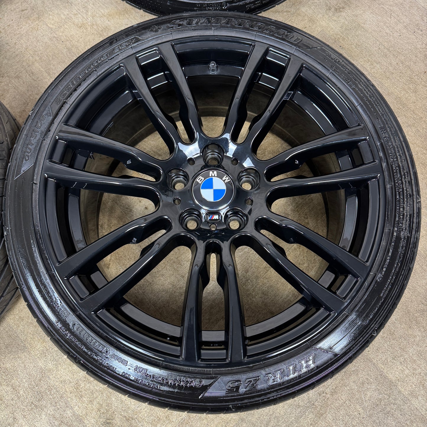 19" GENUINE BMW 3 SERIES 403 BLACK M SPORT F30 F31 F32 E90 E92 4 ALLOY WHEELS TYRES ALLOYS