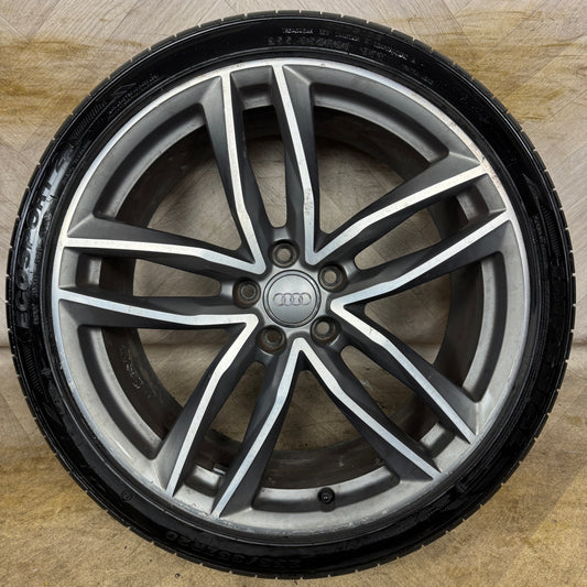 1X 20'' GENUINE AUDI A6 S LINE C7 BLACK EDITION WHEEL ALLOY 4G9601025M