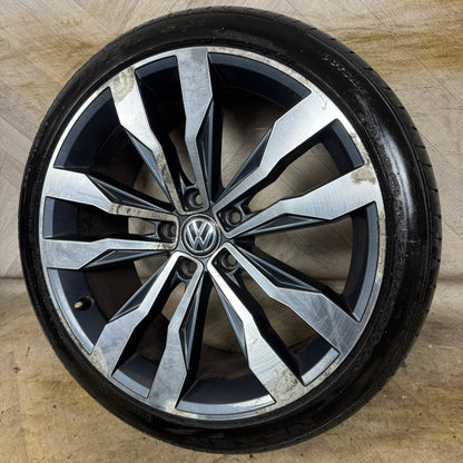 1X 19'' GENUINE VW T ROC R LINE SUZUKA ALLOY WHEEL SINGLE SPARE  5X112 FITMENT  8J ET47 PART: 2GA601025F