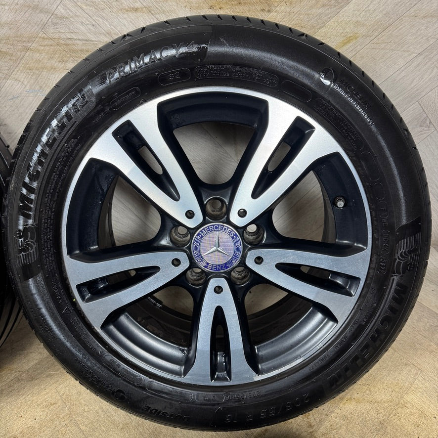 16'' GENUINE MERCEDES A CLASS CLA B W176 W246 ALLOY WHEELS TYRES ALLOYS A246401000