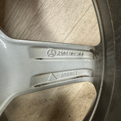 1X 18" GENUINE AMG MERCEDES C CLASS SPORT ALLOY WHEEL TYRE W205 REAR  5X112 FITMENT  8.5J ET49 PART: A2054011200