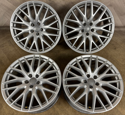 20'' GENUINE AUDI A7 S LINE Y SPOKE A8 ALLOY WHEELS ALLOYS 4H0601025BT