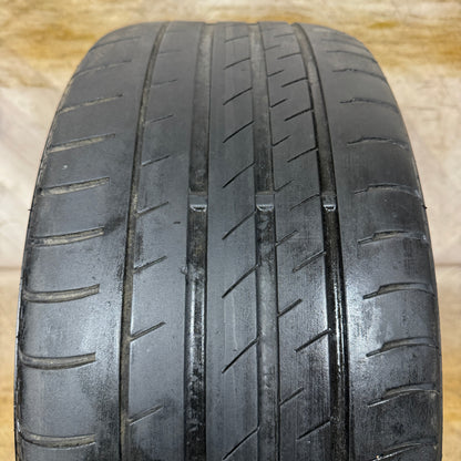 1X 18'' GENUINE VW SCIROCCO PASSAT CC INTERLAGOS TURBINE ALLOY WHEEL TYRE 3C8601025D