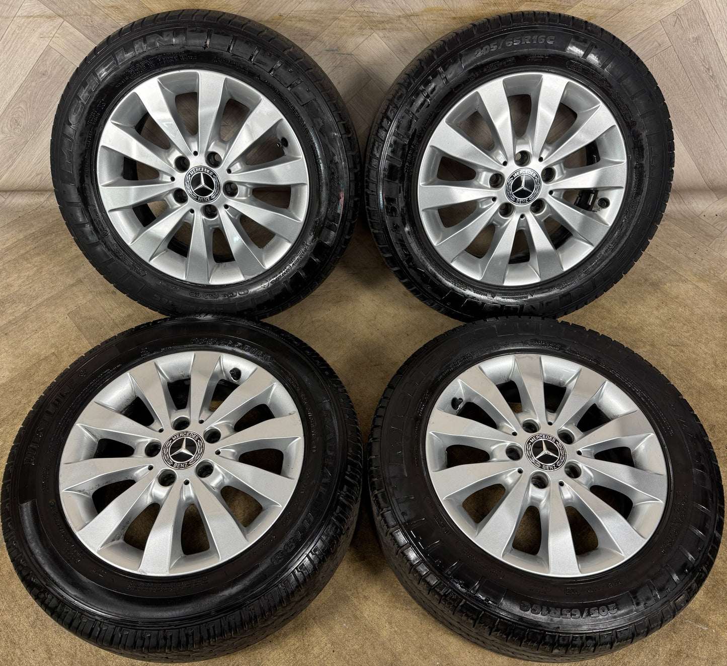 16'' GENUINE MERCEDES VITO V CLASS TYRES ALLOY WHEELS ALLOYS A4474010301