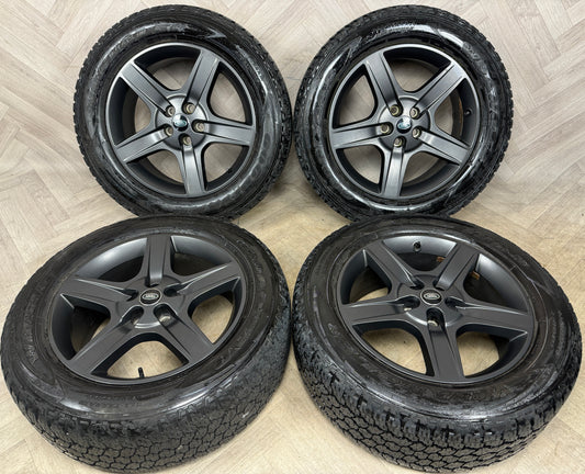 20'' GENUINE LAND ROVER DEFENDER 5 SPOKE GREY 5094 ALLOY WHEELS TYRES ALLOYS