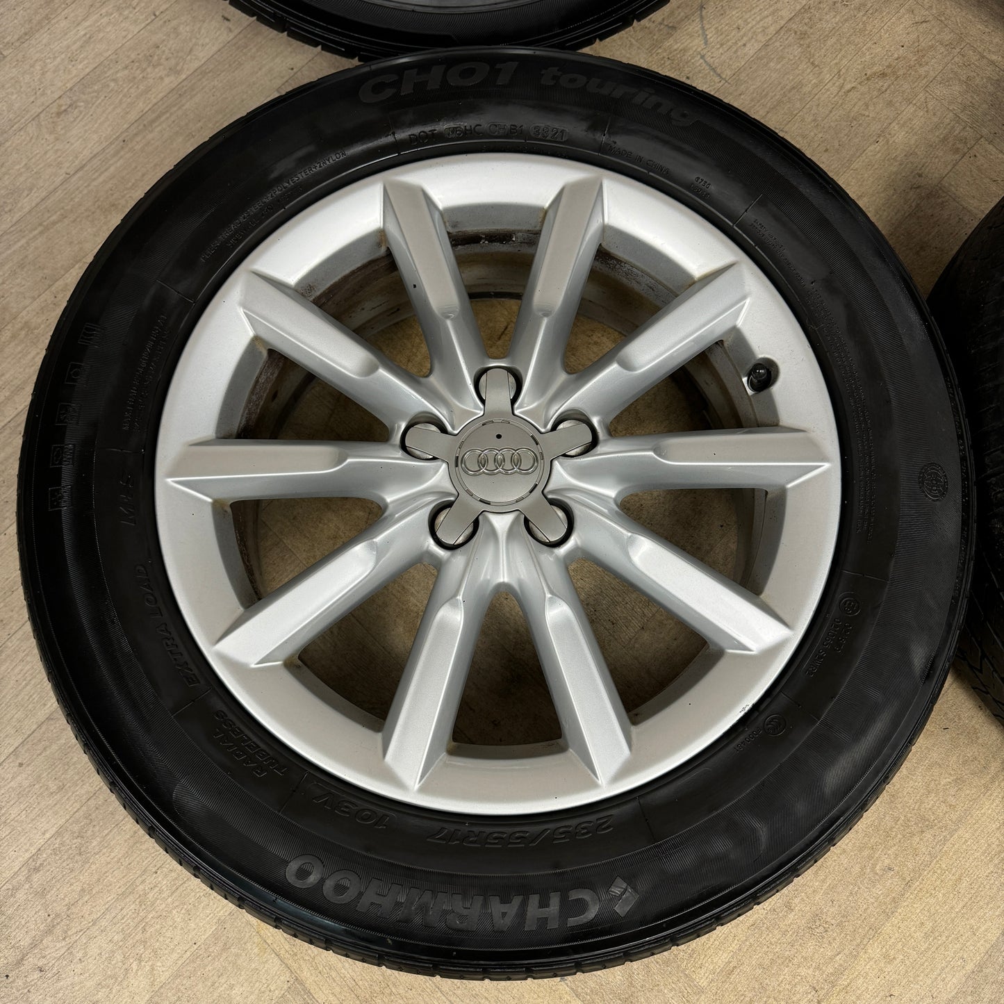 17'' GENUINE AUDI Q3 MULTI SPOKE TIGUAN ALLOY WHEELS TYRES ALLOYS 5X112