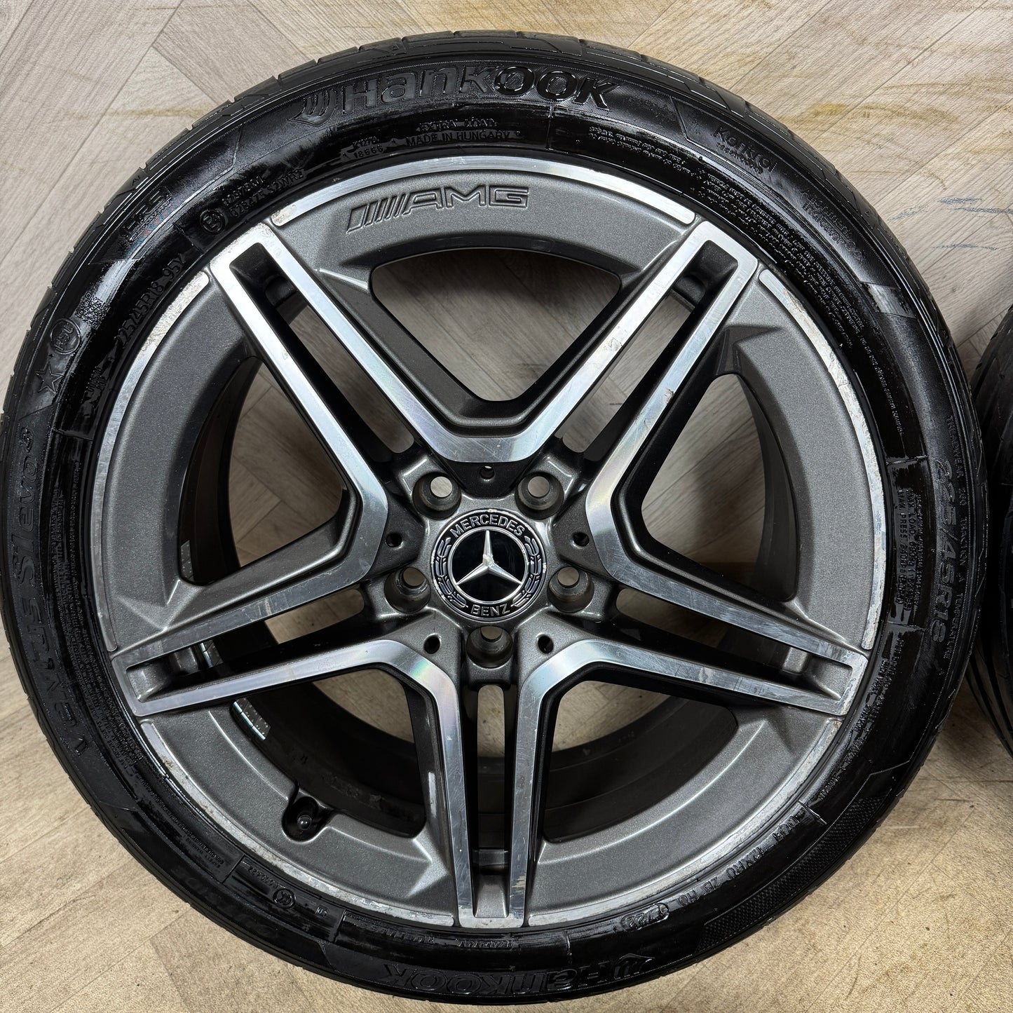 18'' GENUINE MERCEDES AMG A CLASS CLA B ALLOY WHEELS TYRES ALLOYS W177