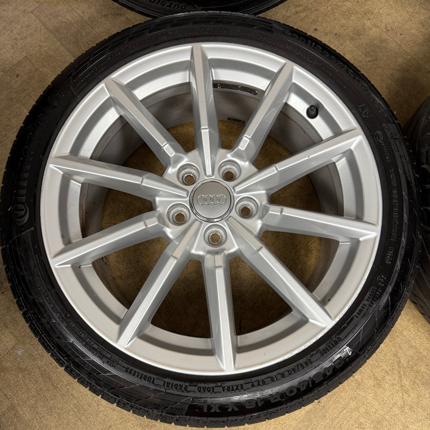 18'' GENUINE AUDI TT MK3 MK2 MULTISPOKE SPOKE TYRES ALLOY WHEELS ALLOYS 5X112 8S0601025C