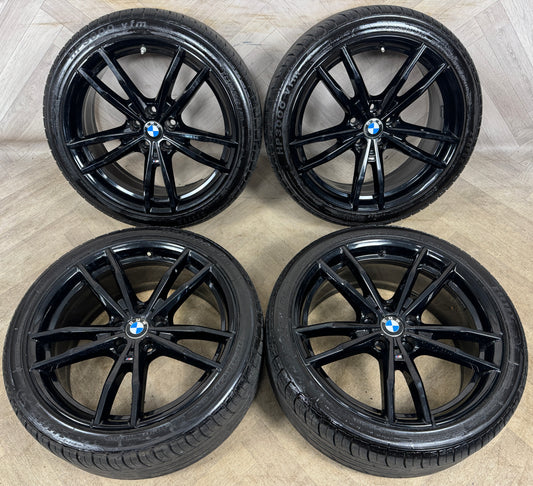 19'' GENUINE BMW 3 SERIES BLACK 4 791 M SPORT G20 G21 G22 G23 G26 ALLOY WHEELS ALLOYS