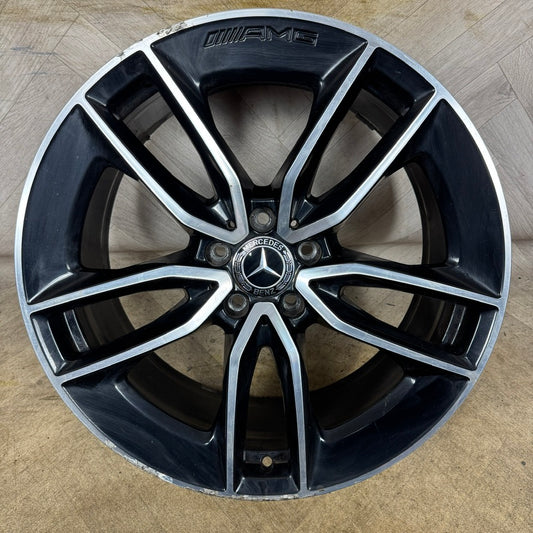 1X 20" GENUINE AMG MERCEDES E CLASS ALLOY WHEEL E53 E43 W213 REAR  5X112 FITMENT  9J ET49 PART: A2134015000