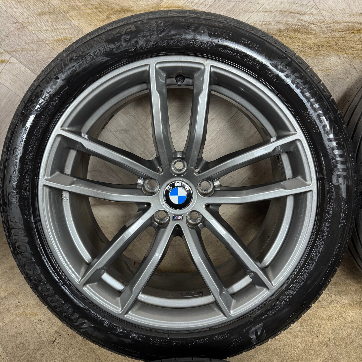 18'' GENUINE BMW 5 SERIES 4 622 GREY M SPORT G30 G31 ALLOY WHEELS TYRES ALLOYS