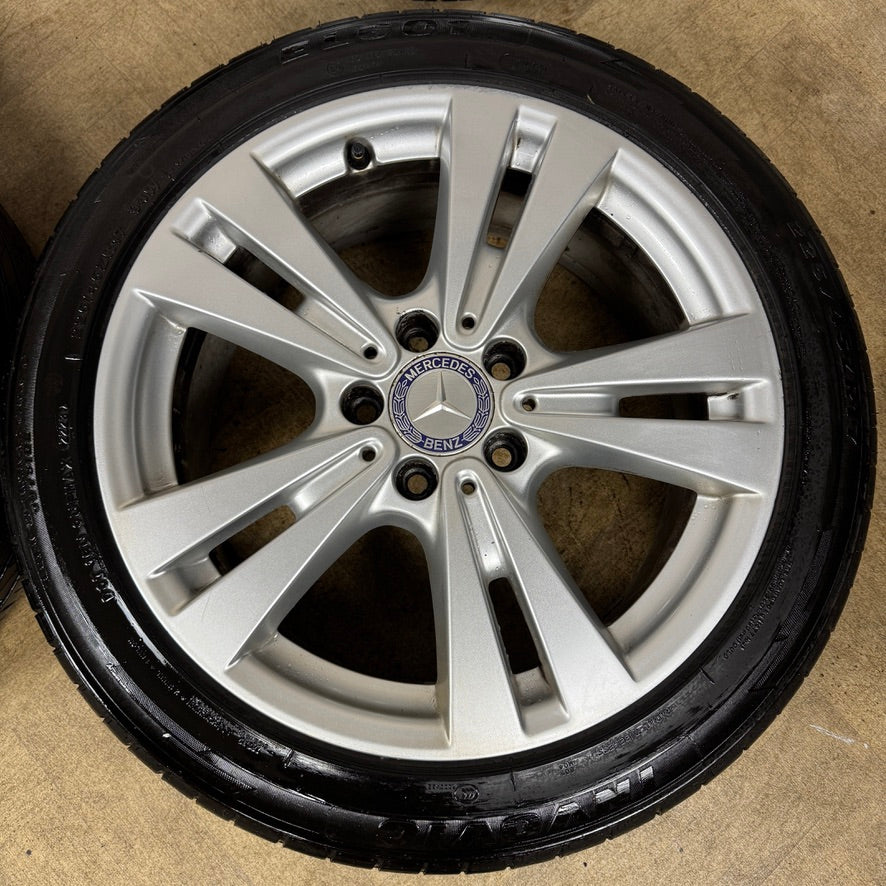 17'' GENUINE MERCEDES A CLASS CLA B W246 ALLOY WHEELS TYRES ALLOYS W176 A2464011400