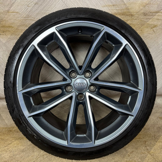 1X 19'' GENUINE AUDI A5 S5 S LINE WHEEL ALLOY TYRE SPARE 5X112 FITMENT 8.5J ET32 PART: 8W0601025DF
