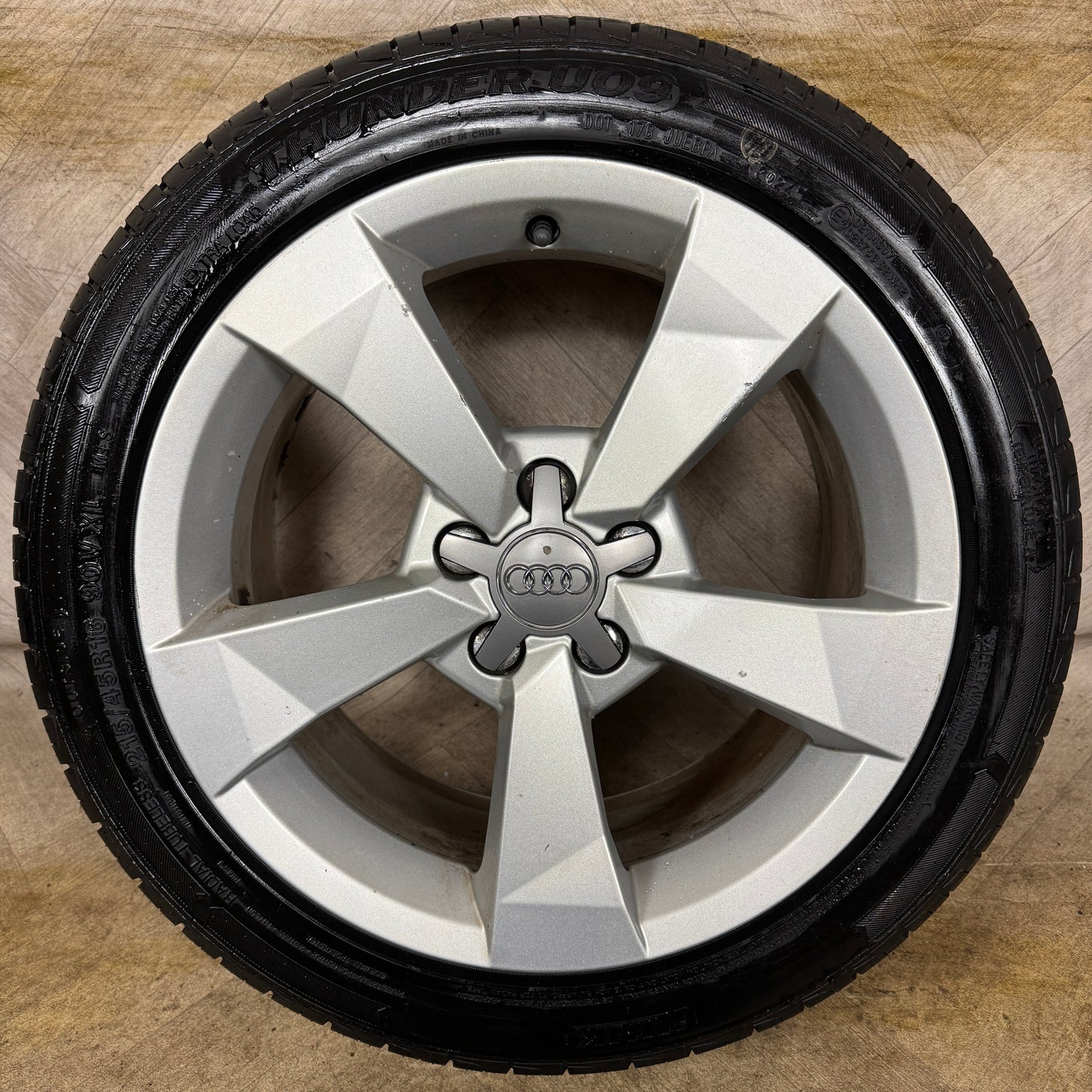 1X 16'' GENUINE A1 5 SPOKE  ALLOY WHEEL SINGLE SPARE  5X100 FITMENT 7J ET34 PART: 8XA601025A