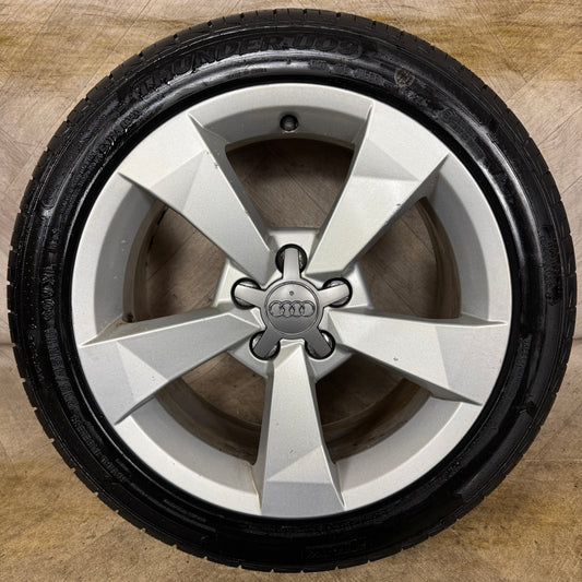 1X 16'' GENUINE A1 5 SPOKE  ALLOY WHEEL SINGLE SPARE  5X100 FITMENT 7J ET34 PART: 8XA601025A