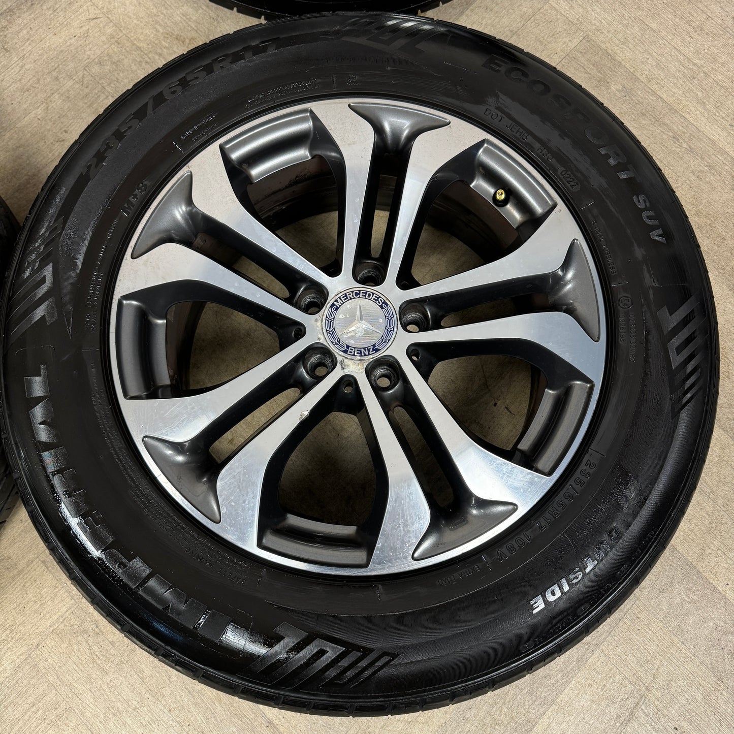 17'' GENUINE MERCEDES GLC ALLOY WHEELS TYRES ALLOYS