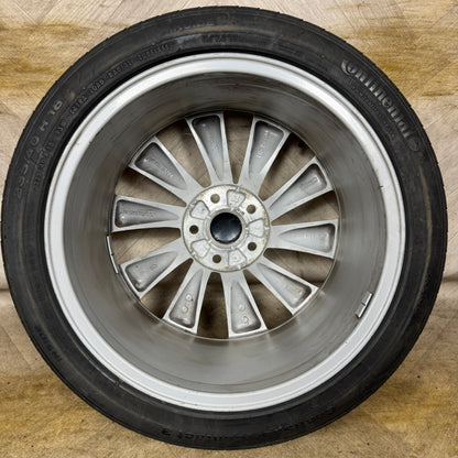 1X 18'' GENUINE VW SCIROCCO PASSAT CC INTERLAGOS TURBINE ALLOY WHEEL TYRE 3C8601025D