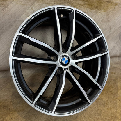 1X 18'' GENUINE BMW 5 SERIES 662 M G30 G31 SPORT ALLOY WHEEL FRONT  5X112 FITMENT  8J ET30 PART: 7855081