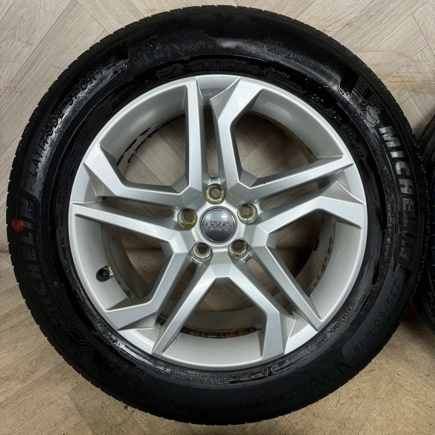 18'' GENUINE AUDI Q5 STAR SPOKE ALLOY WHEELS TYRES ALLOYS