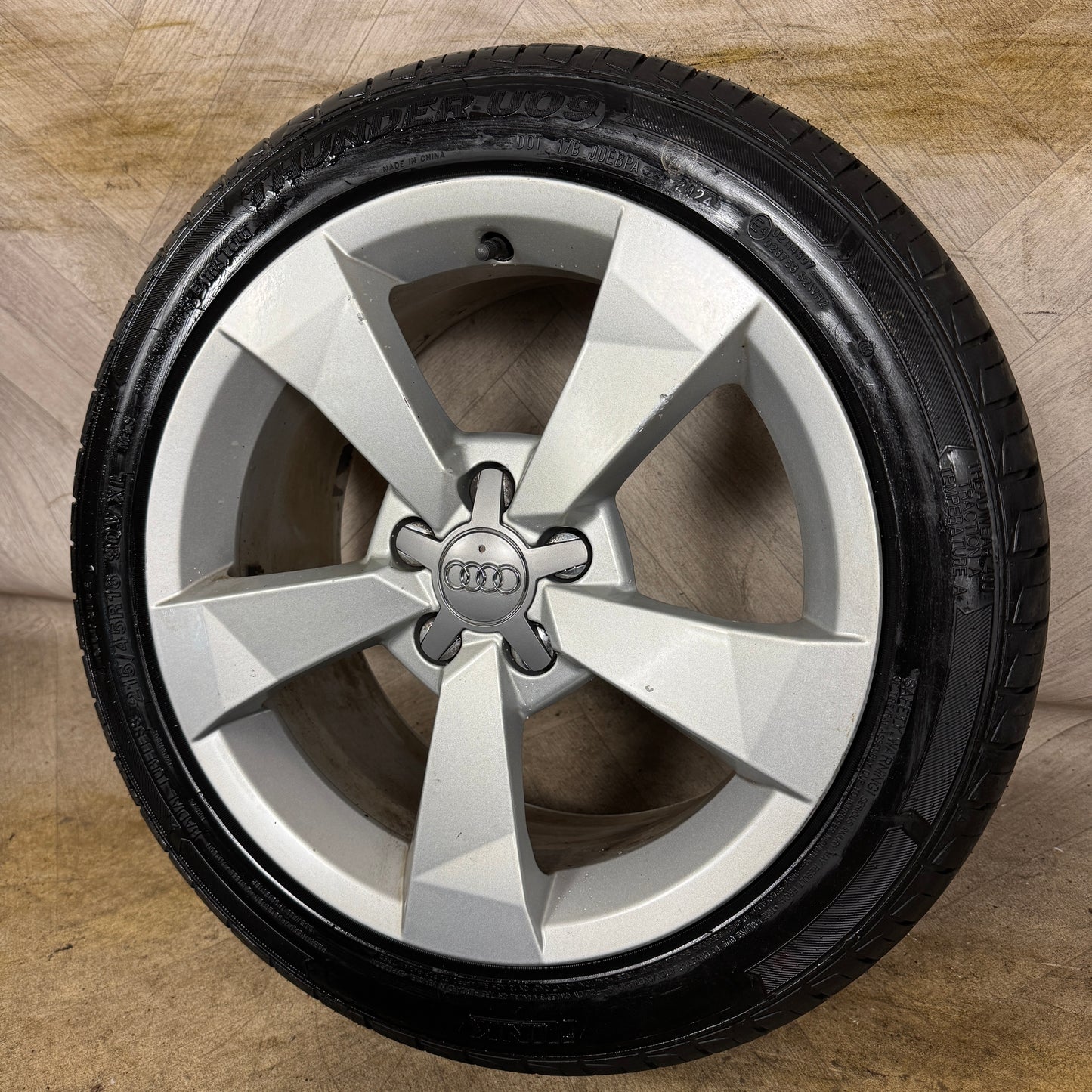1X 16'' GENUINE A1 5 SPOKE  ALLOY WHEEL SINGLE SPARE  5X100 FITMENT 7J ET34 PART: 8XA601025A