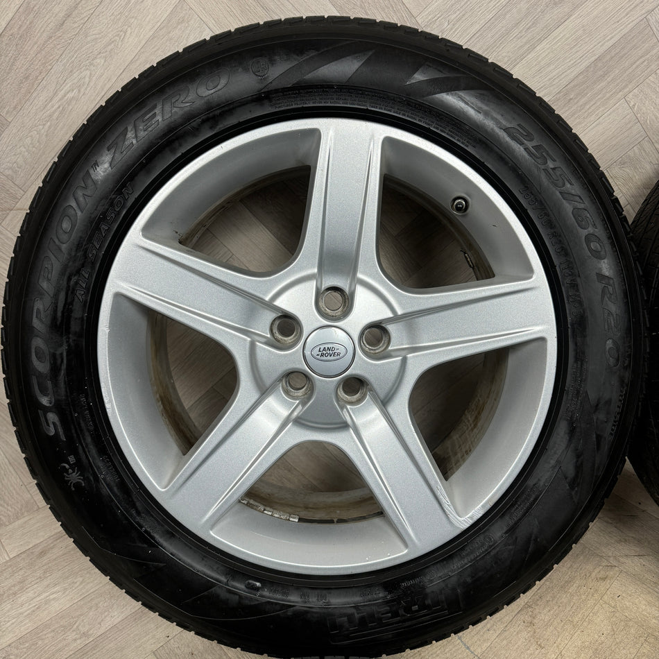 20'' Genuine Land Rover Defender 5 Spoke 5094 Alloy Wheels Tyres Alloys