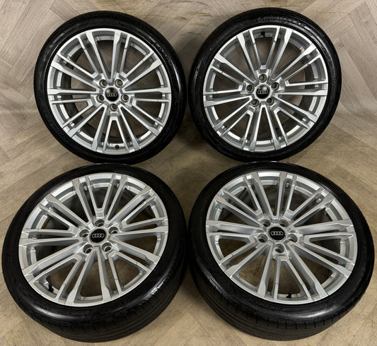 19'' GENUINE AUDI A5 S LINE S5 MULTISPOKE B8 B9 A4 ALLOY WHEELS ALLOYS TYRES