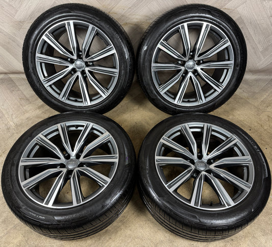 21'' GENUINE AUDI Q8 S LINE MULTISPOKE ALLOY WHEELS ALLOYS TYRES 4M8601025G