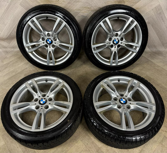 18'' GENUINE BMW 3 SERIES 400 M SPORT F30 F31 F32 E90 E92 ALLOY WHEELS TYRES ALLOYS 5X120