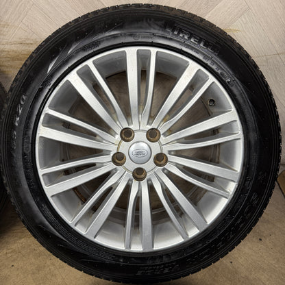 20'' GENUINE LAND ROVER DISCOVERY 5 SILVER 1011 RANGE ROVER SPORT ALLOY WHEELS TYRES ALLOYS 5X120 HY321007RA