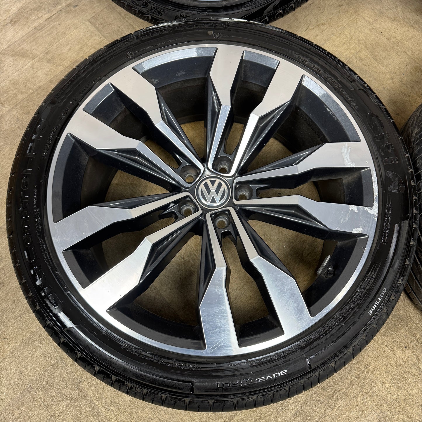 20'' GENUINE VW TIGUAN R LINE SUZUKA ALLOY WHEELS TYRES ALLOYS 5X112