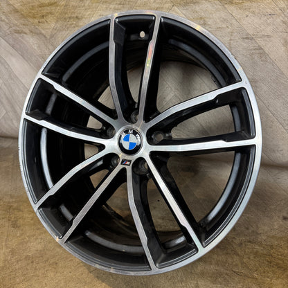 1X 18'' GENUINE BMW 5 SERIES 662 M G30 G31 SPORT ALLOY WHEEL FRONT  5X112 FITMENT  8J ET30 PART: 7855081