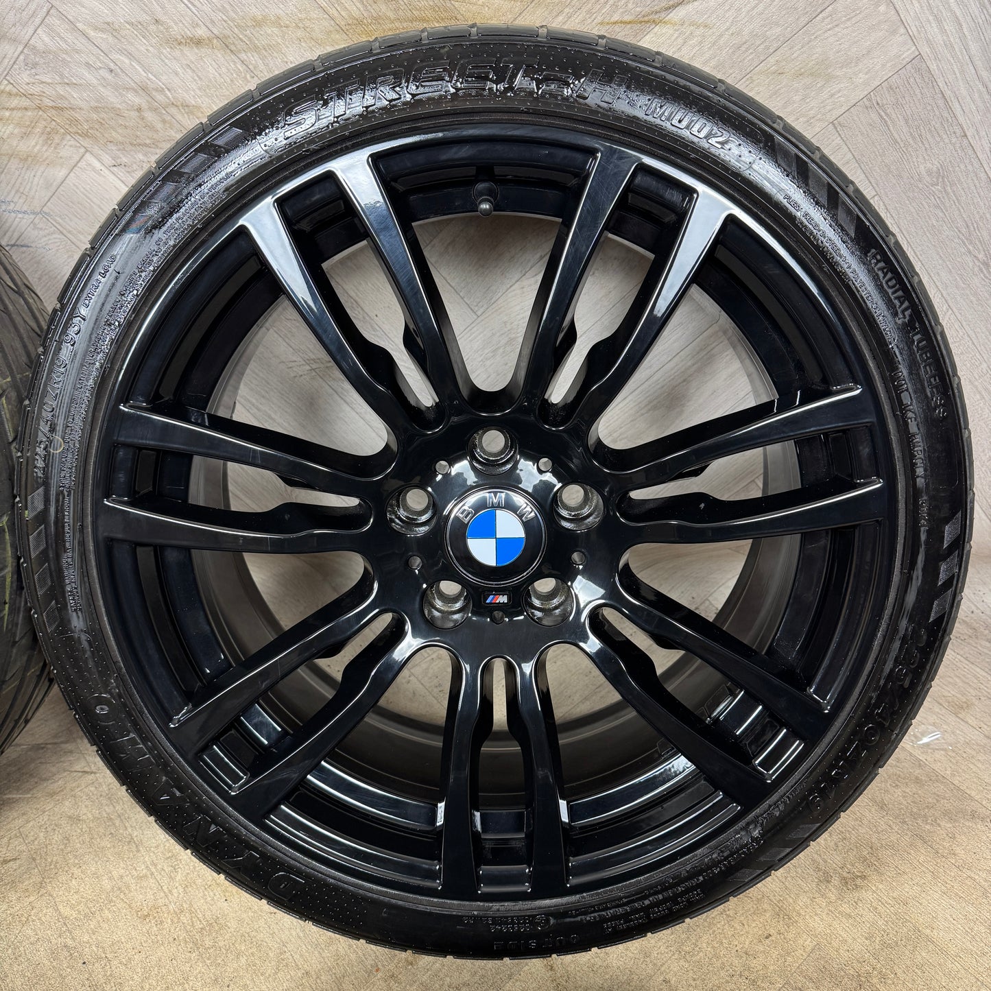 19" GENUINE BMW 3 SERIES 403 BLACK M SPORT F30 F31 F32 E90 E92 4 ALLOY WHEELS TYRES ALLOYS