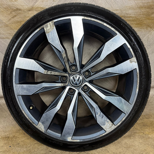 1X 19'' GENUINE VW T ROC R LINE SUZUKA ALLOY WHEEL SINGLE SPARE  5X112 FITMENT  8J ET47 PART: 2GA601025F
