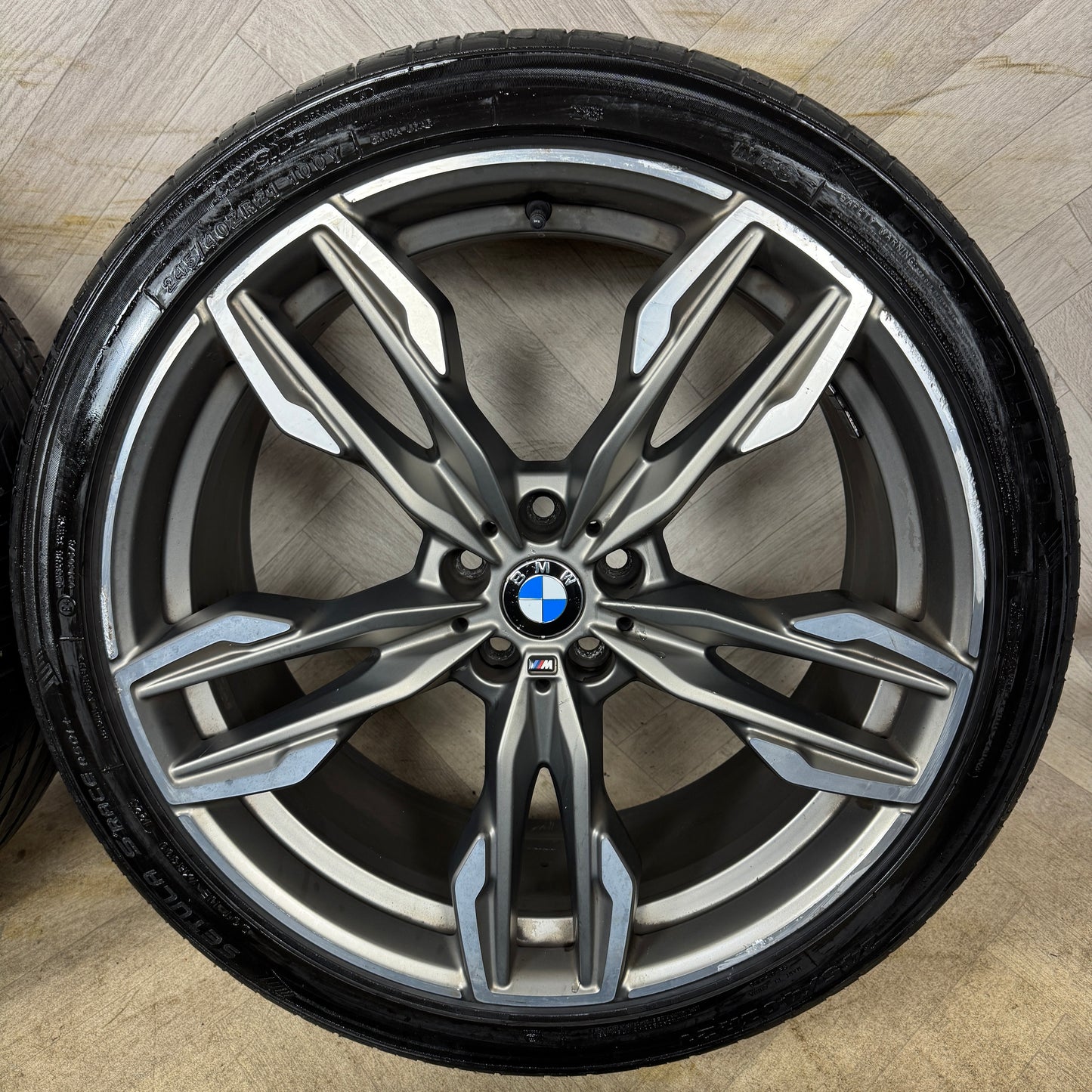 21'' GENUINE BMW X3 X4 G01 G02 718 M SPORT ALLOY WHEELS TYRES ALLOYS 5X112