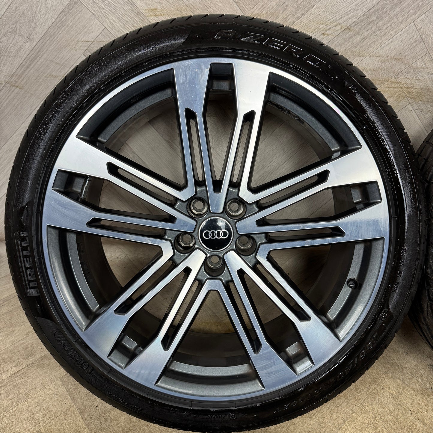 21'' GENUINE AUDI Q5 SQ5 S LINE TYRES ALLOY WHEELS ALLOYS 80A601025AC