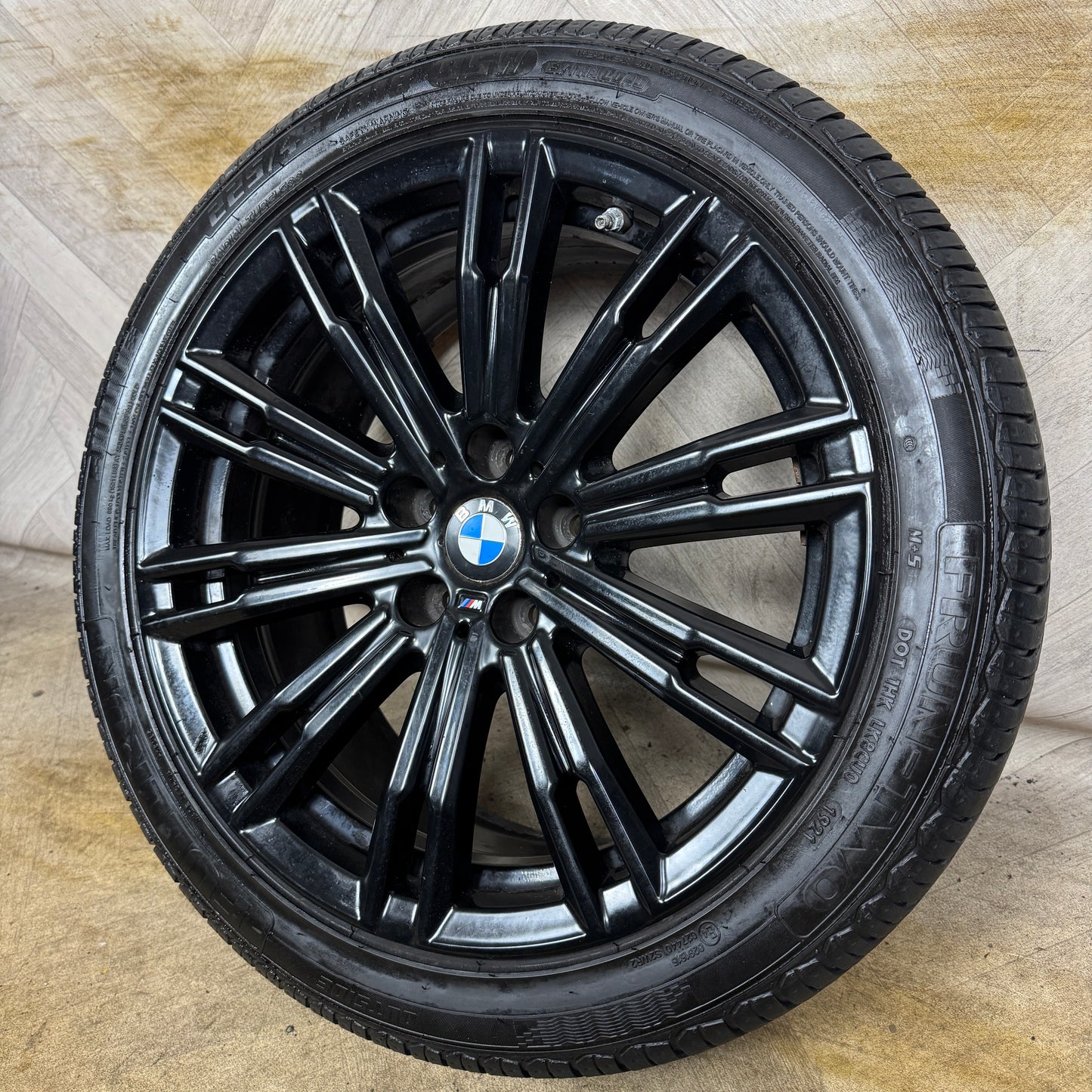 1X 18'' GENUINE BMW 3 SERIES 790 M SPORT BLACK 4 G20 8089890 ALLOY WHEEL FRONT