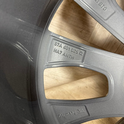 1X 19'' GENUINE SKODA KAROQ CRATER ALLOY WHEEL SPARE  5X112 FITMENT  8J ET45 PART: 57A601025Q