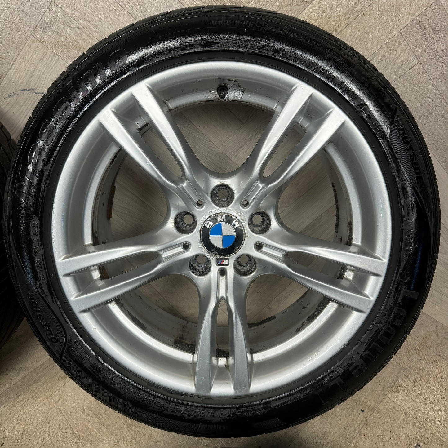 18" GENUINE BMW 3 SERIES GT 400 M SPORT F34 ALLOY WHEELS TYRES ALLOYS