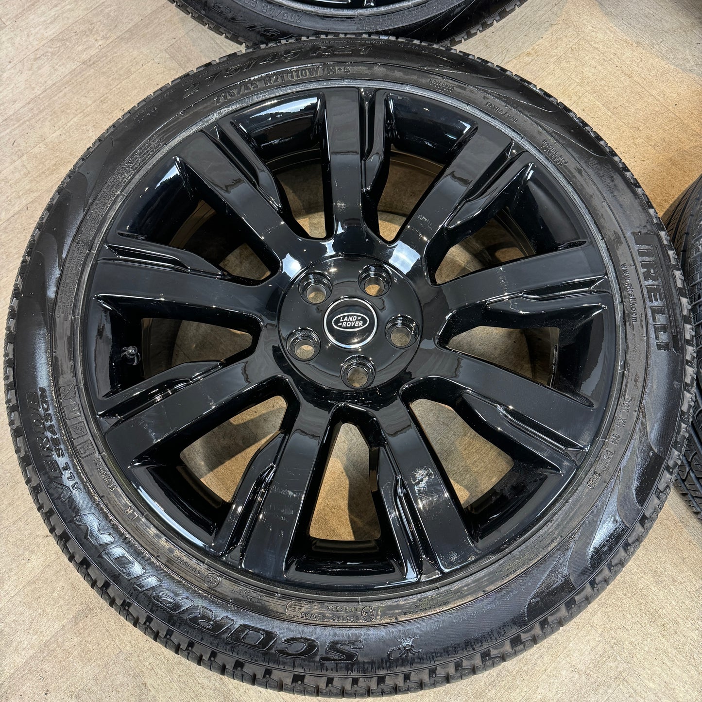 21'' GENUINE RANGE ROVER VOGUE SPORT LAND DISCOVERY BLACK WHEELS TYRES ALLOYS HY321007FA