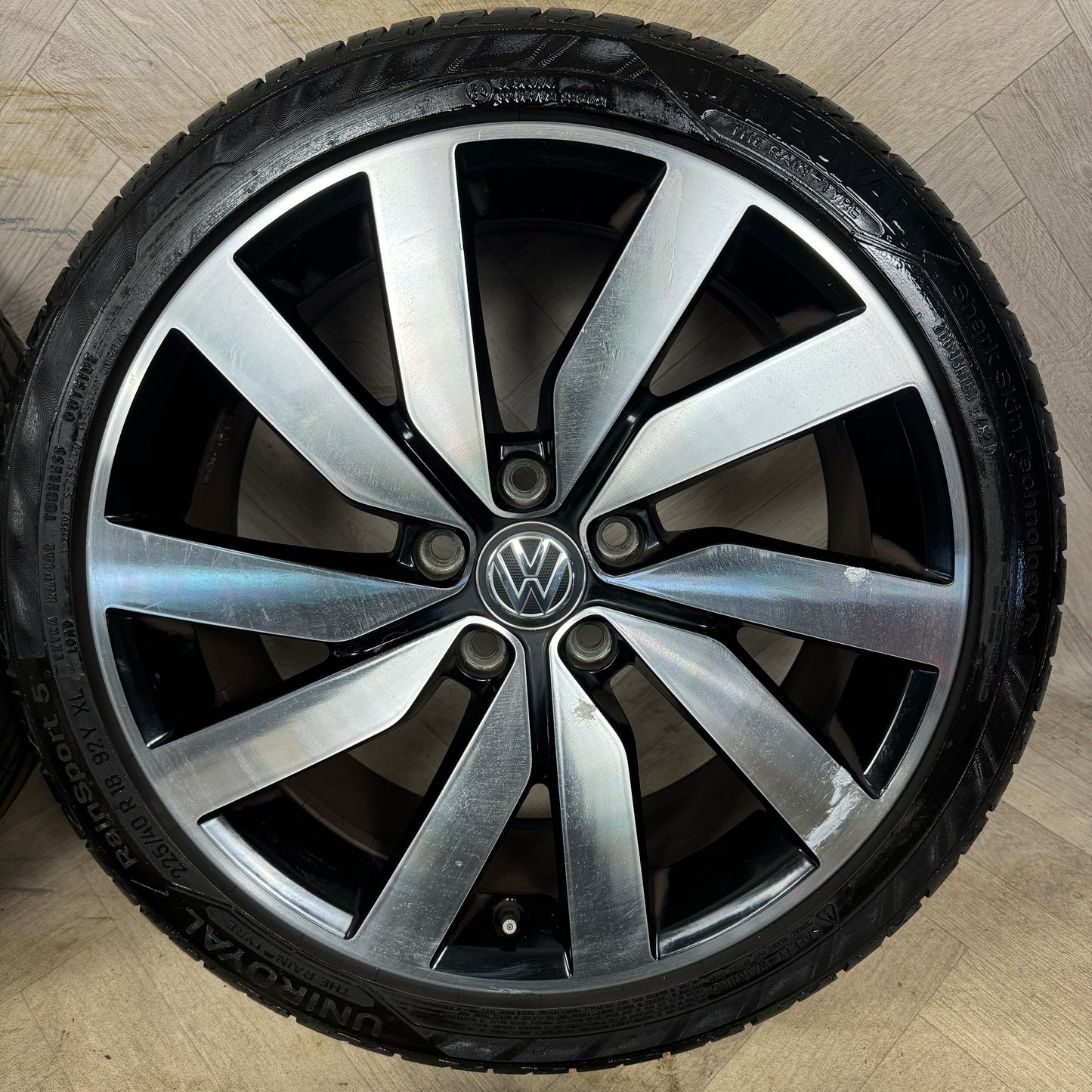 18'' GENUINE VW GOLF GT GTE MARSEILLE GTD GTI R LINE MK7 MK8 MK6 ALLOY WHEELS TYRES ALLOYS CADDY