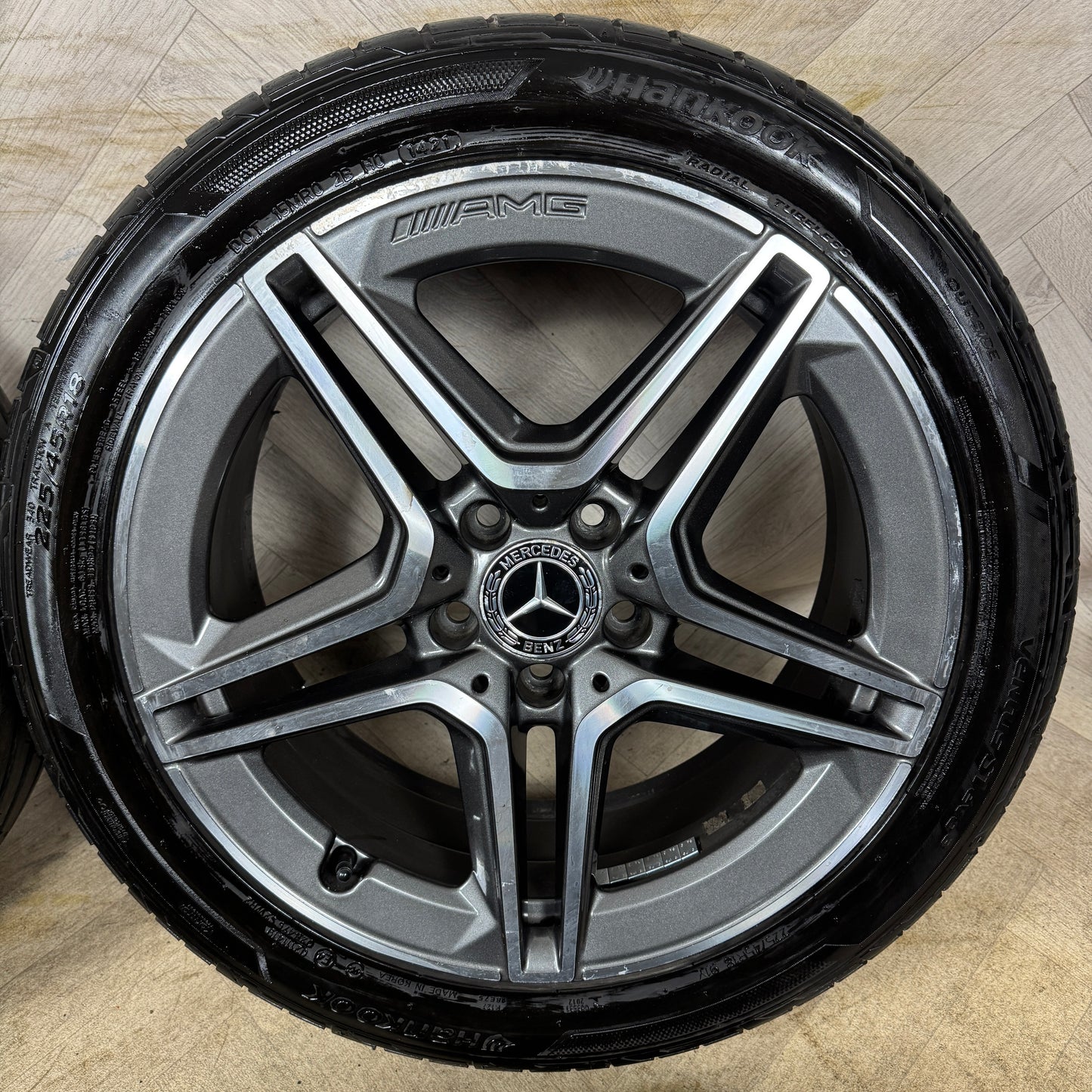 18'' GENUINE MERCEDES AMG A CLASS CLA B ALLOY WHEELS TYRES ALLOYS W177