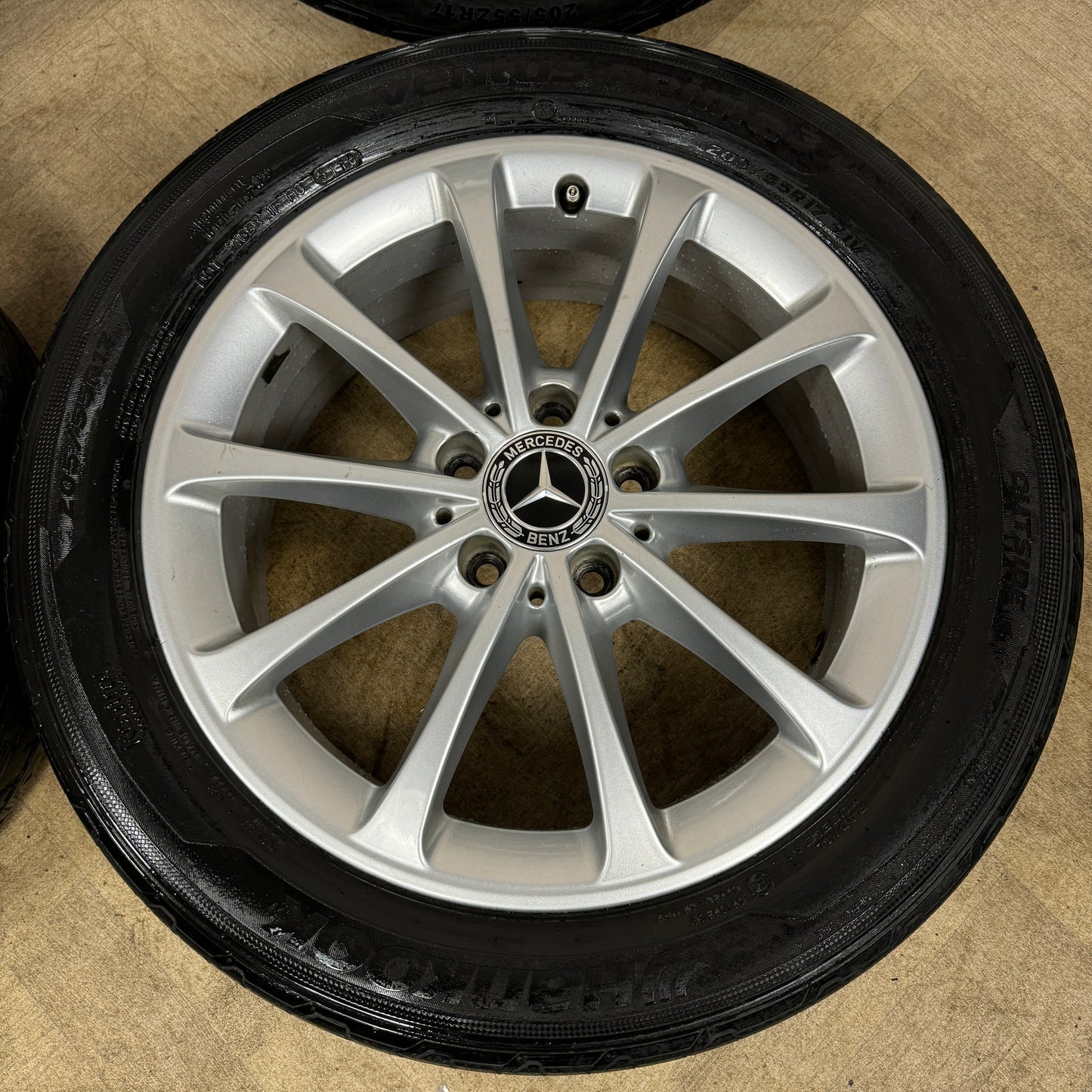 17'' GENUINE MERCEDES A CLASS CLA B W177 ALLOY WHEELS TYRES ALLOYS