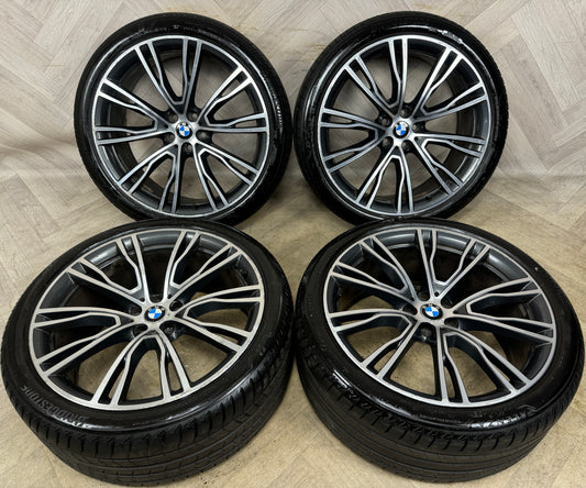 21'' GENUINE BMW X3 X4 G01 G02 726 M SPORT ALLOY WHEELS ALLOYS TYRES