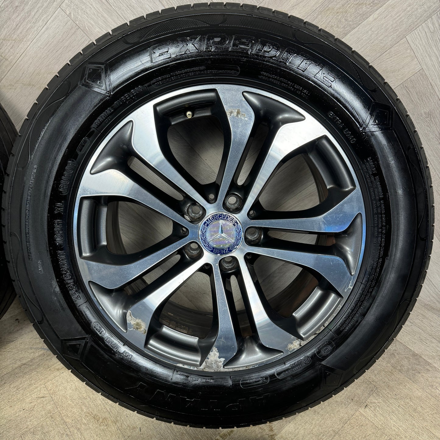 17'' GENUINE MERCEDES GLC ALLOY WHEELS TYRES ALLOYS