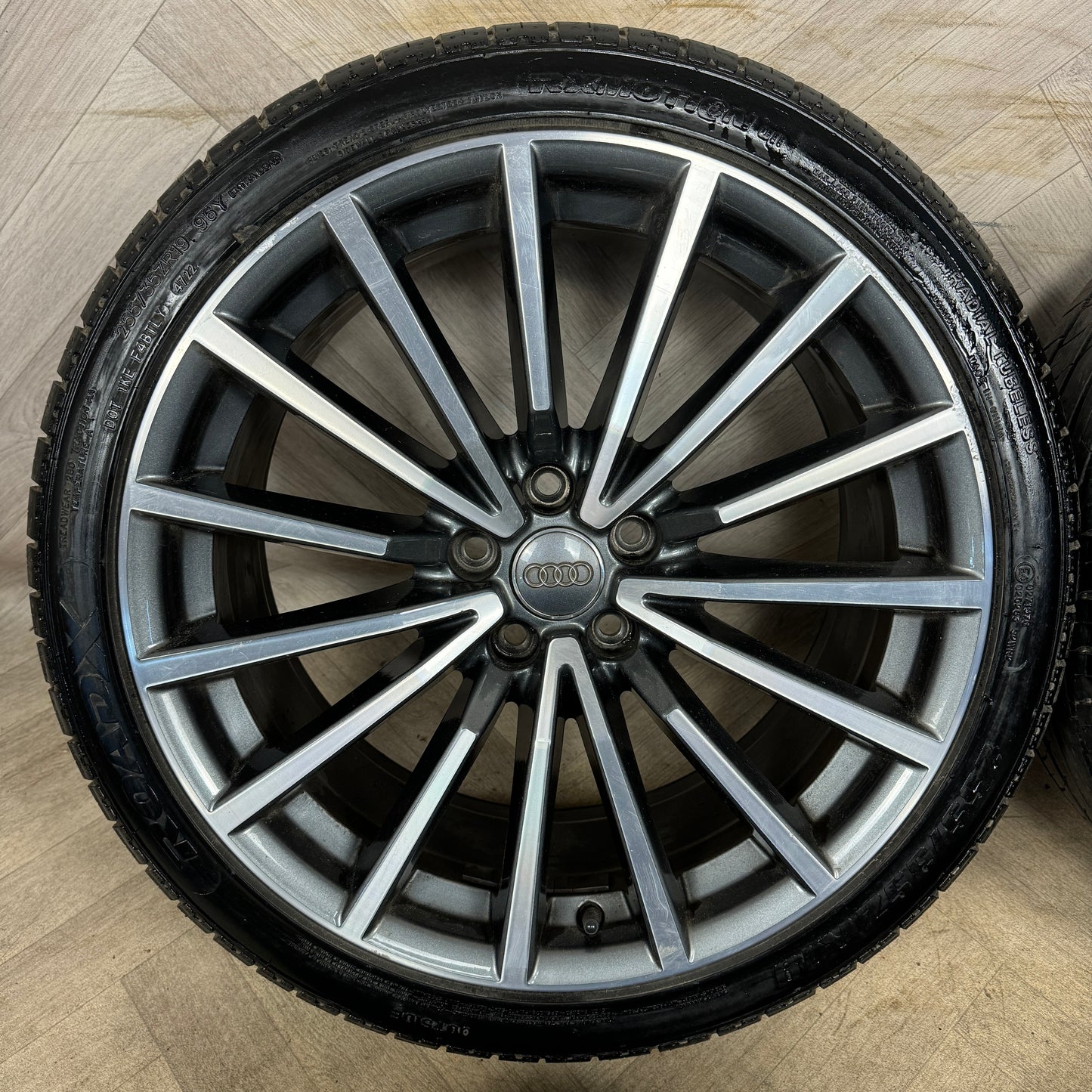 19'' GENUINE AUDI A5 S LINE S5 MULTISPOKE DC B8 B9 A4 ALLOY WHEELS ALLOYS TYRES