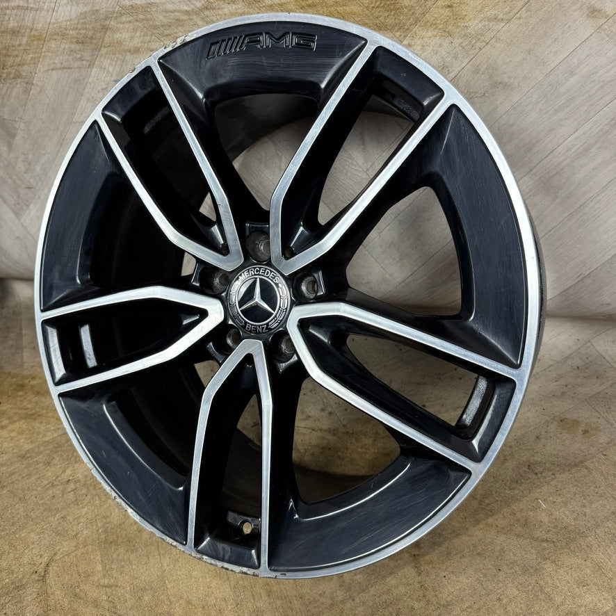 1X 20" GENUINE AMG MERCEDES E CLASS ALLOY WHEEL E53 E43 W213 REAR  5X112 FITMENT  9J ET49 PART: A2134015000