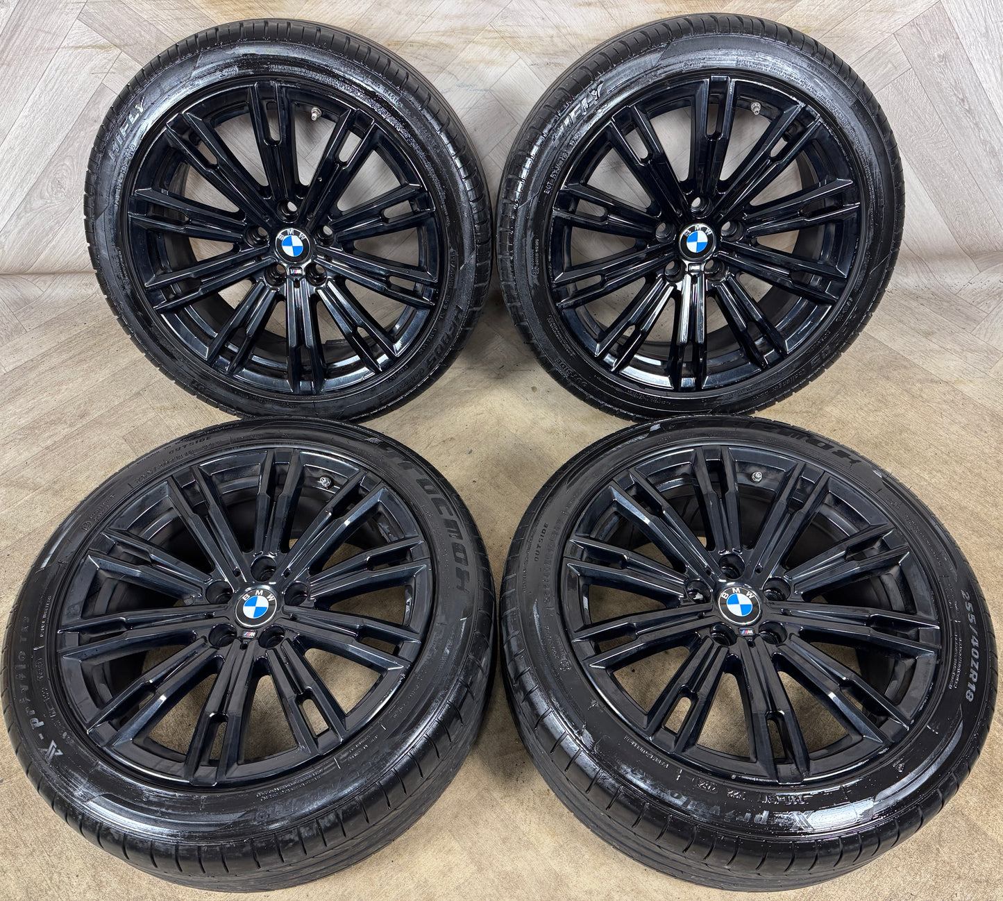 18'' GENUINE BMW 3 SERIES 4 790 BLACK M SPORT G20 G21 G22 G23 TYRES ALLOY WHEELS ALLOYS