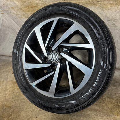 1X 16'' GENUINE VW GOLF MK7.5 MK7 WOODSTOCK ALLOY WHEEL TYRE GT SINGLE  5X112 FITMENT  6.5J ET46 CENTRE BORE: 57.1 PART: 5G0601025DS / 5G0601025DM