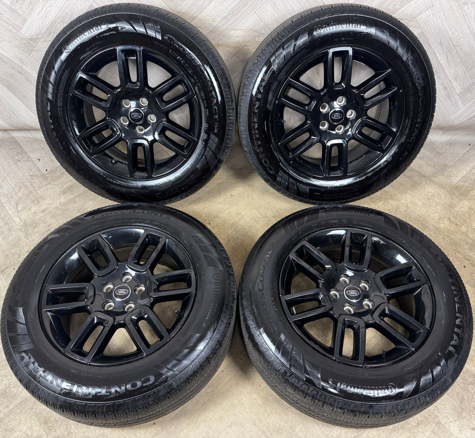 19'' Genuine Land Rover Defender Black 6010 Alloy Wheels Tyres Alloys L8B2-1007-Ea