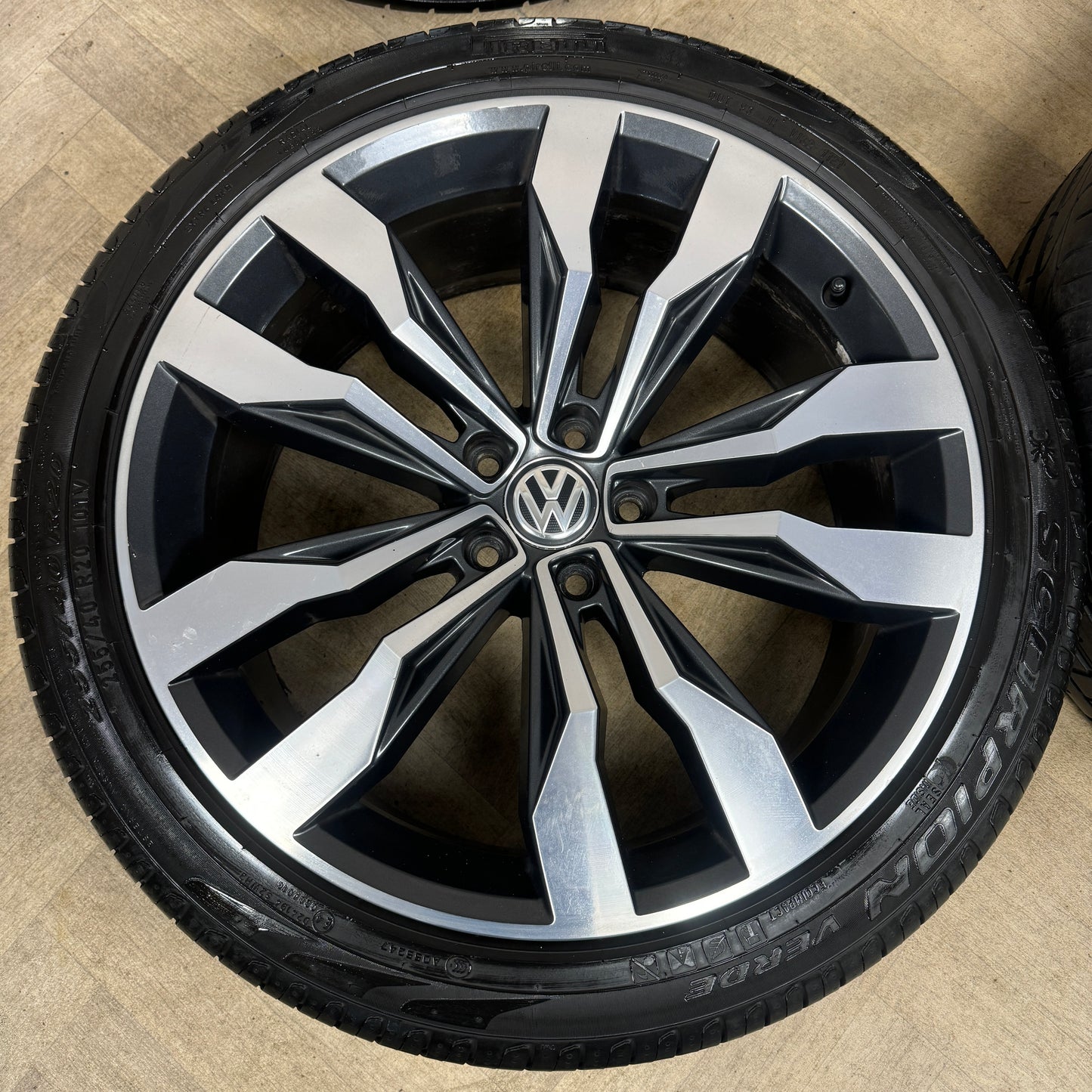 20'' GENUINE VW TIGUAN R LINE SUZUKA ALLOY WHEELS TYRES ALLOYS 5X112